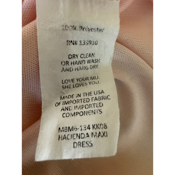 Show Me Your Mumu Hacienda Maxi Dress Off Shoulder Tropical Floral boho Large gr - Picture 4 of 8